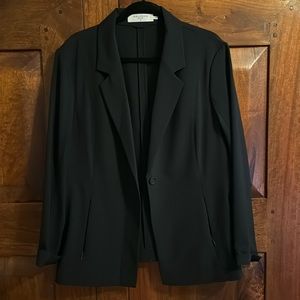 M.M. LaFleur Moreland jacket, black, origami tech material size 16
